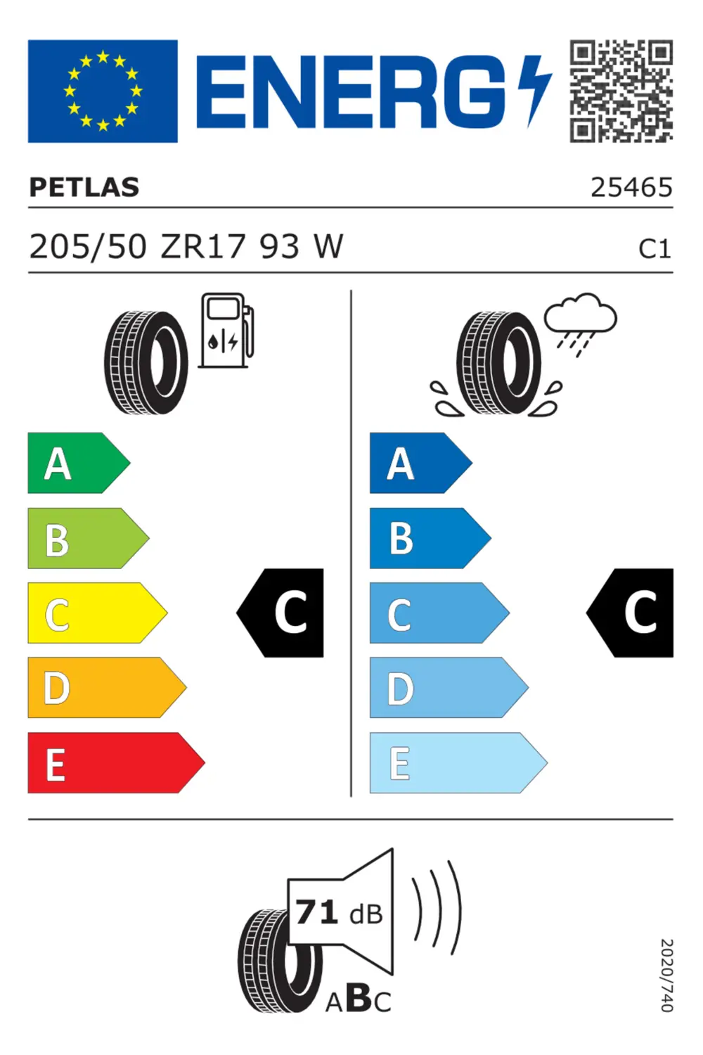 205/50 R17 93W XL Velox Sport PT741 Yaz Binek 2025