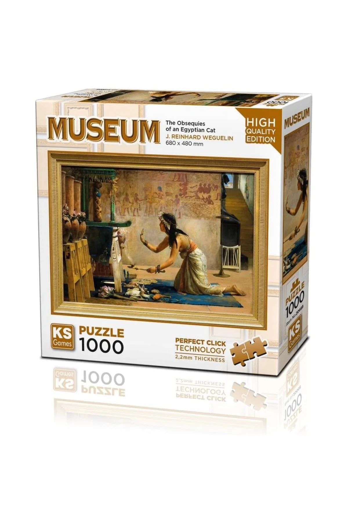 20668 The Obsequies Of An Egyptian Cat 1000 Parça Puzzle -Ks Puzzle