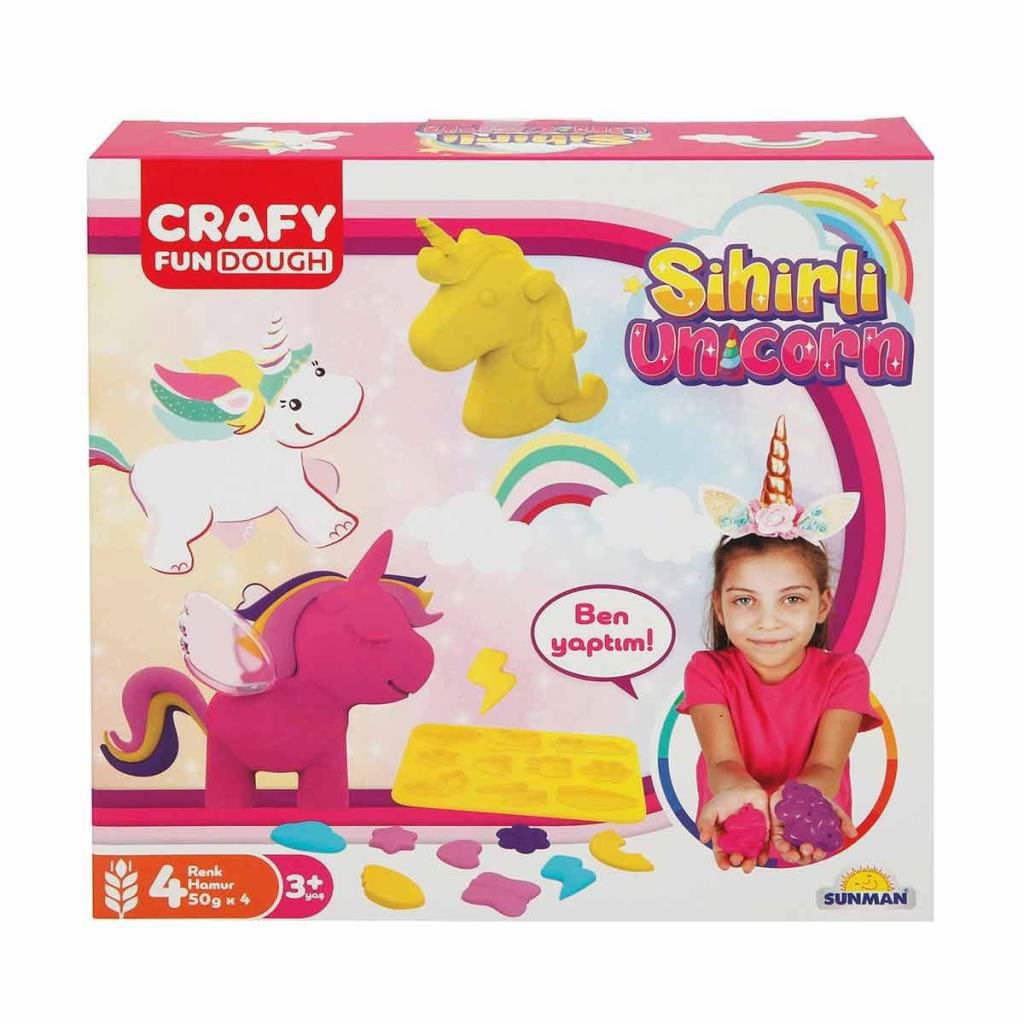 2090 Crafy Sihirli Unicorn Oyun Hamuru Seti -Sunman 2090 Crafy Sihirli Unicorn Oyun Hamuru Seti -Sunman