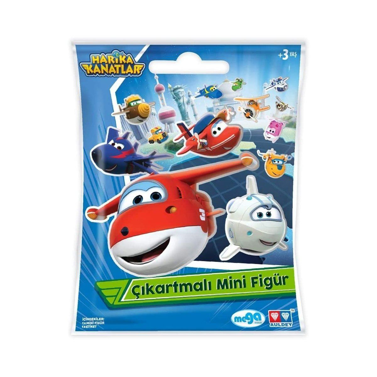 20900 Harika Kanatlar Kartlı Mini Figür Sürpriz Paket - 1  Adet F