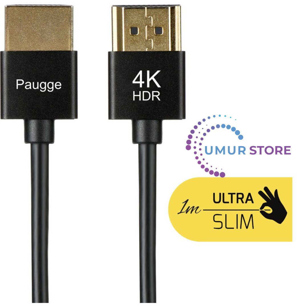 2.0b 4K 60Hz 18GBPS HDMI Kablo - 1m