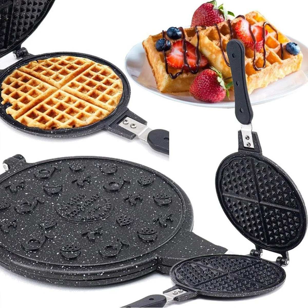 20cm Granit Döküm Waffle Tava Bakalit Sap Bx40 Fiyatı, Yorumları ve Özellikleri