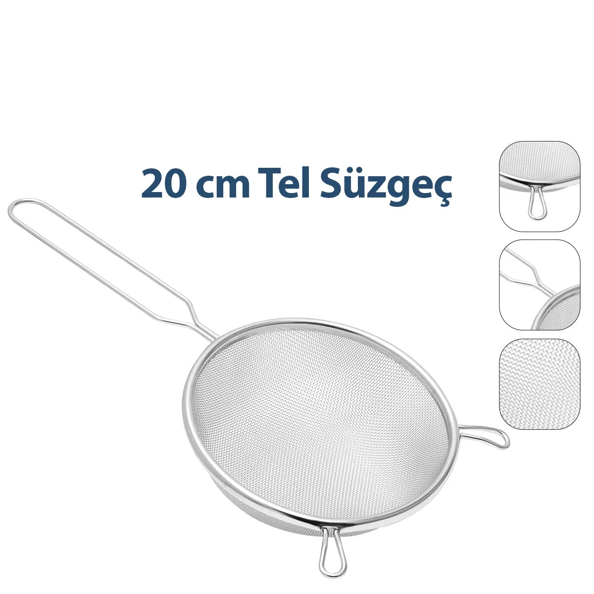 20cm Tel Süzgeç Metal Saplı Kulaklı Bx40 Fiyatı, Yorumları ve Özellikleri