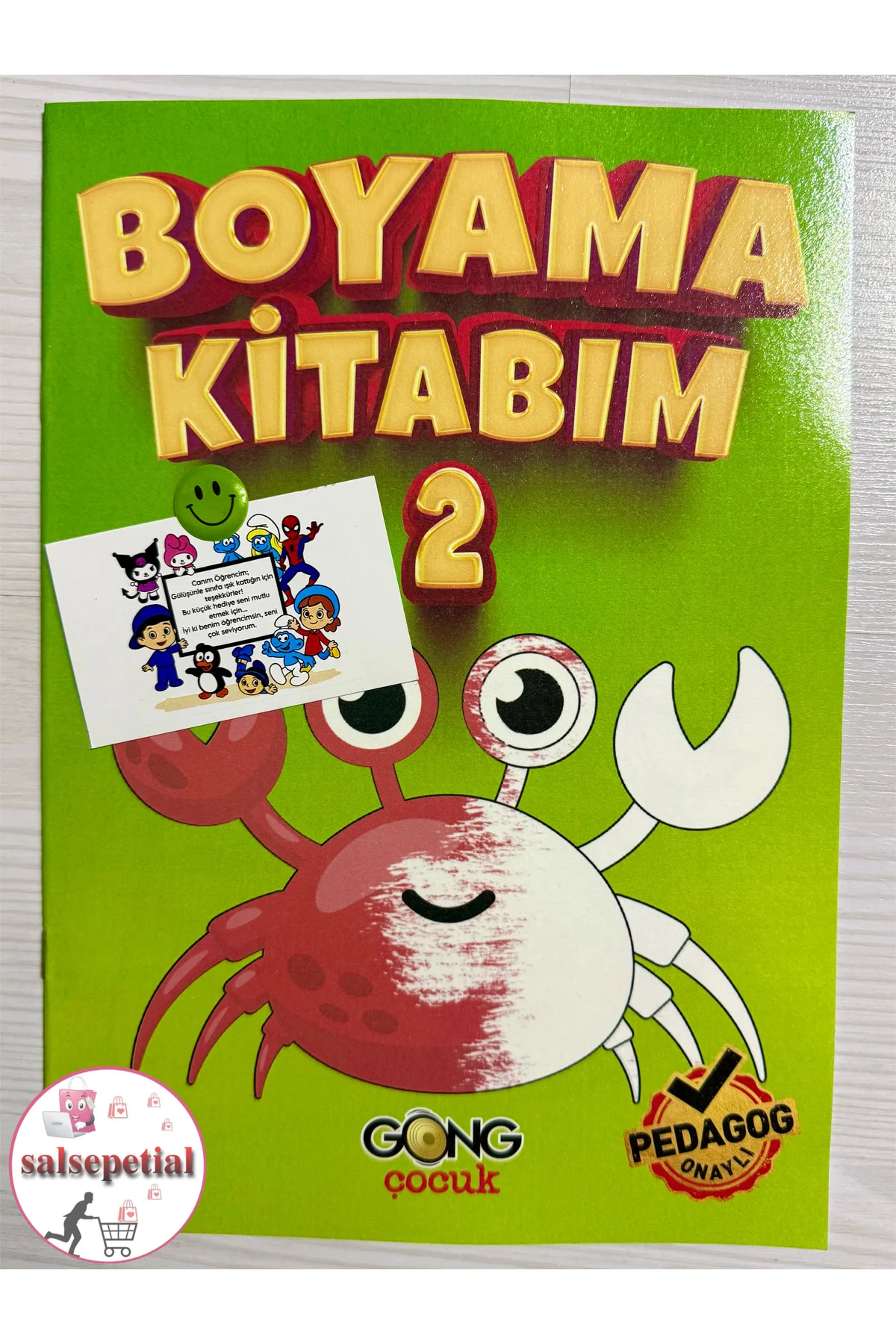 20’li Boyama Kitabı Hediyelik Karne Hediyesi Stickerli Notlu Öğre
