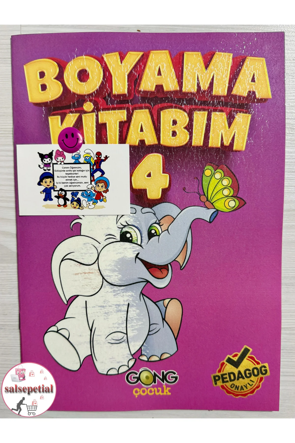 20’li Boyama Kitabı Hediyelik Karne Hediyesi Stickerli Notlu Öğre
