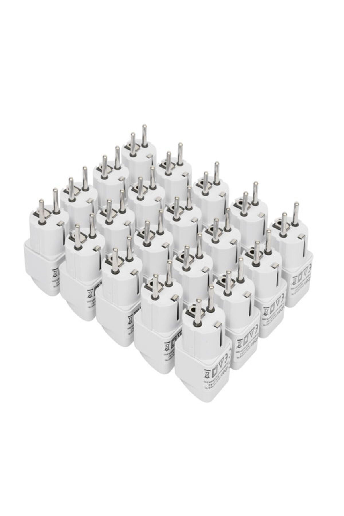 20'li Ekonomik Paket ingiliz Fişi Çevirici 220V Fiş Priz Dönüştür