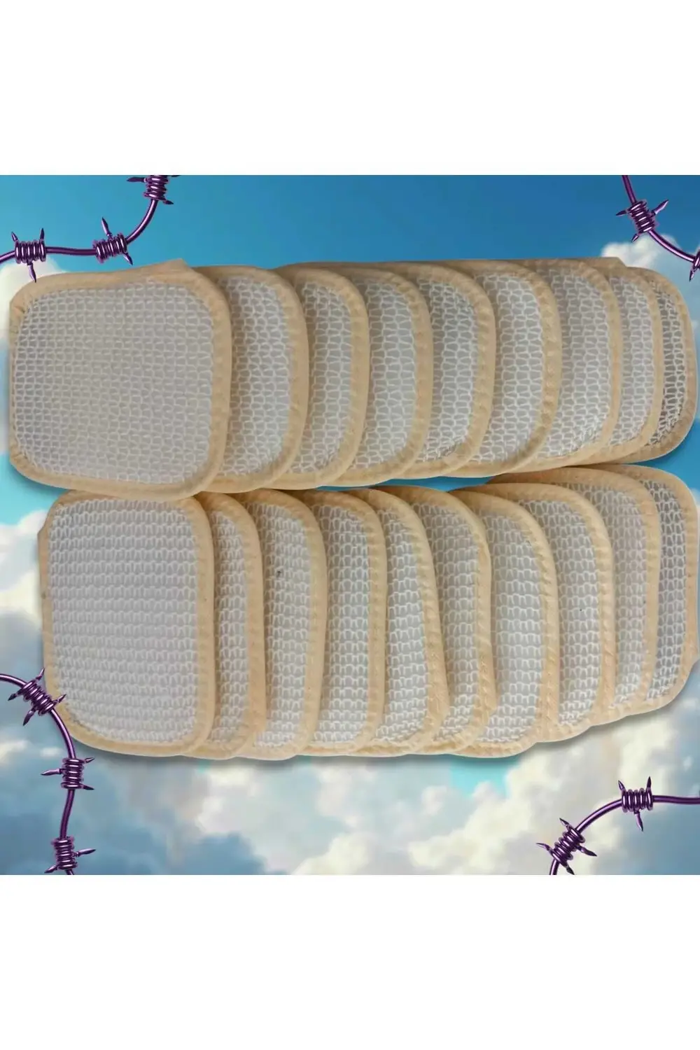 "20’li Pamuk Banyo Lifi Seti 12x16 cm | Otel, Spa, Hamam, Sauna v