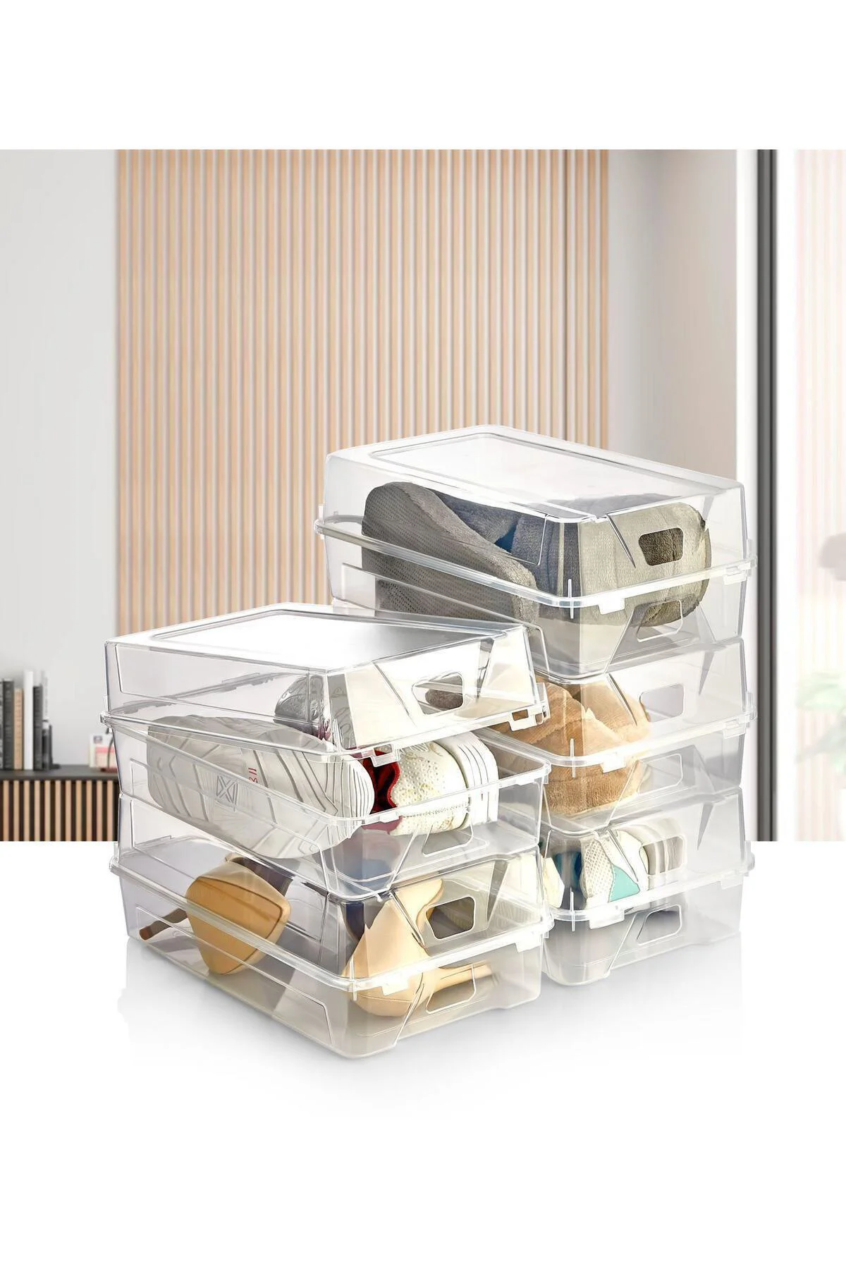 20'li Set Erkek Ayakkabı Ve Kadın Botu Saklama Kutusu - Ayakkabı 