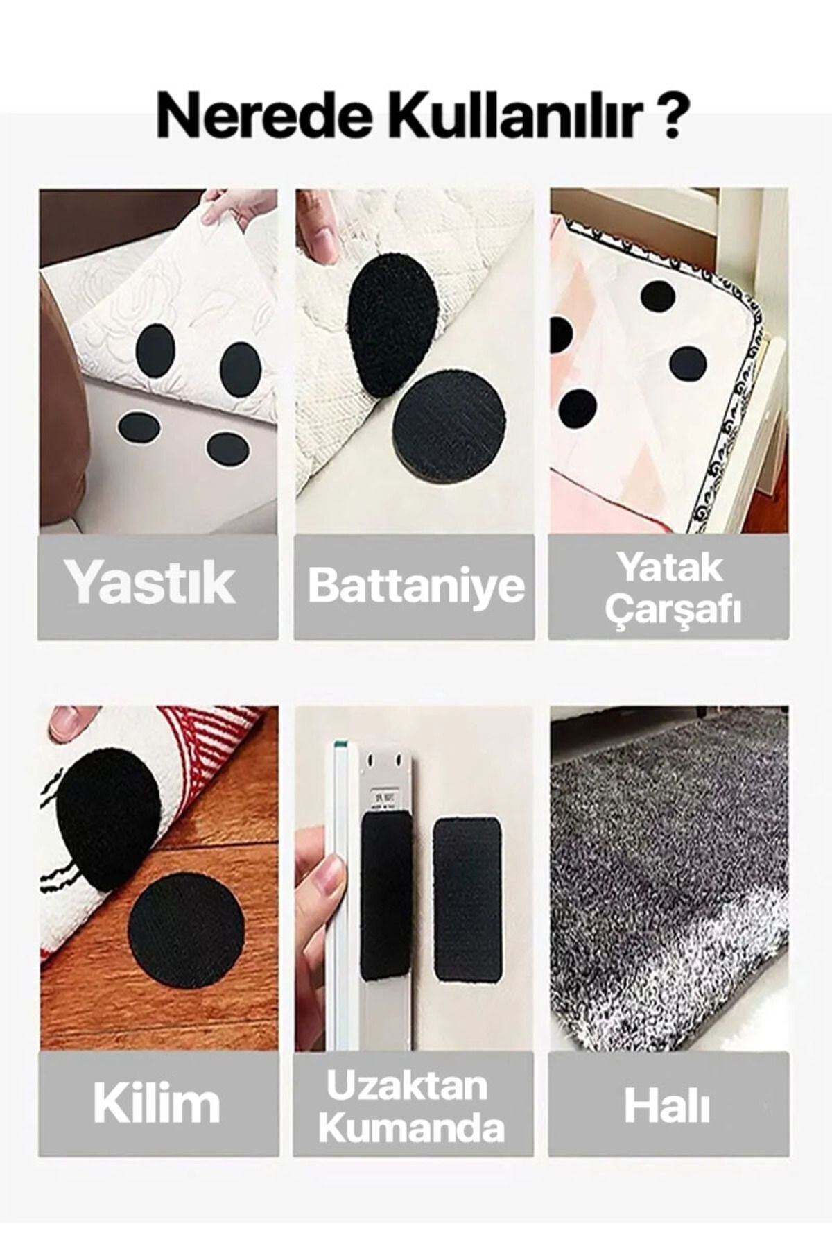 20'li Yapışkanlı Halı, Kilim Ve Koltuk Örtüsü Sabitleyici – KAYDI