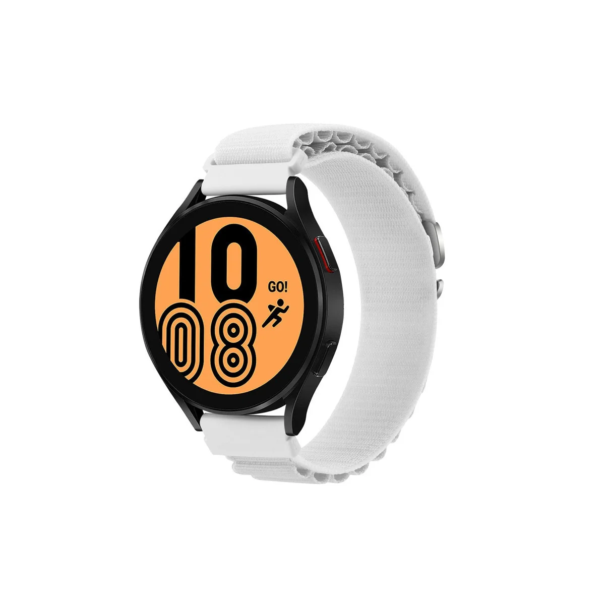 20mm Kumaş Kordon - Watch KR410 Beyaz Saat Bandı