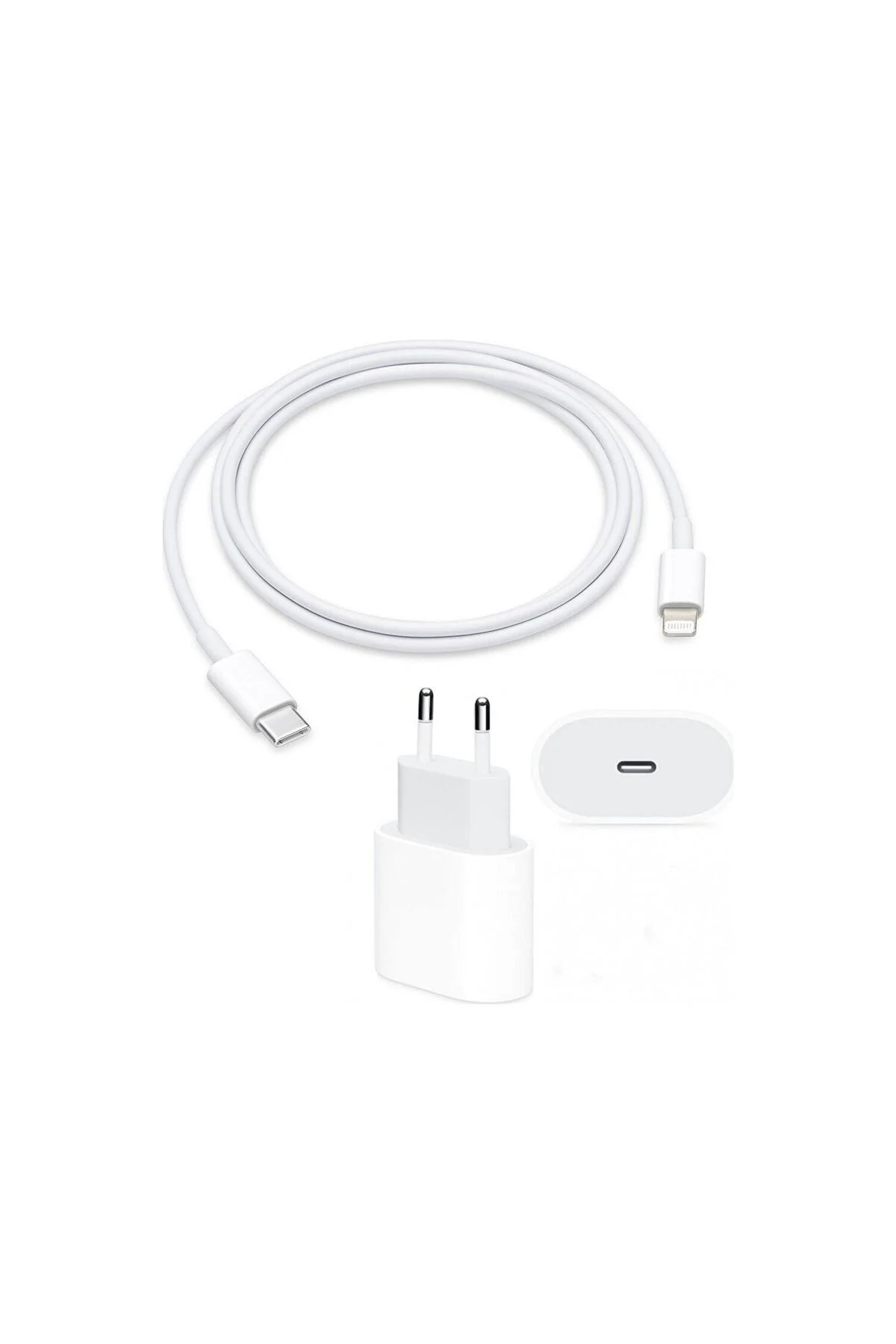20w Hızlı Şarj Aleti Seti Usb-c-a (kablo Dahil)