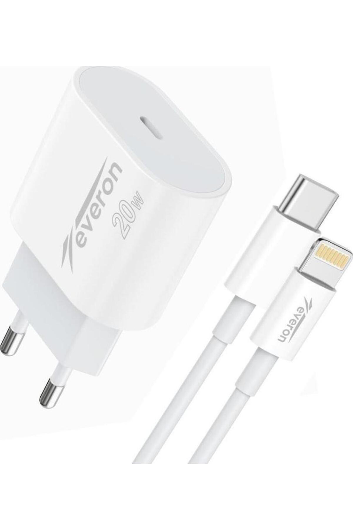 Everon 20W İphone 13 İle Uyumlu Type C To Lightning Hizli Şarj Kablo Set