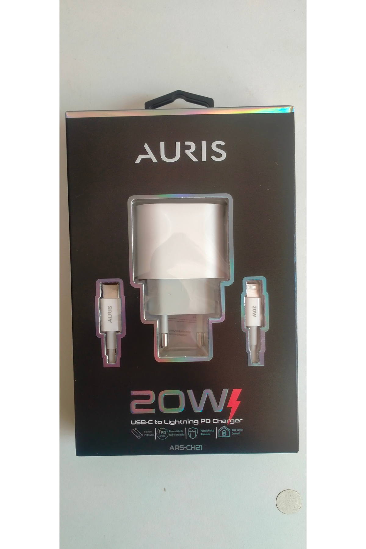 20W Iphone Uyumlu USB-C to Lighting Şarj Aleti Seti