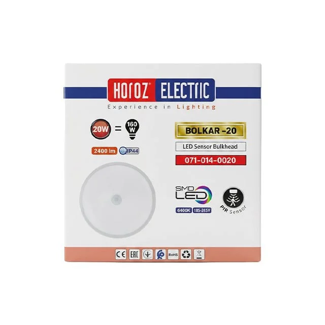 20W Sensörlü Beyaz S/U LED Armatur | Hareket Algılamalı Otomatik Aydınlatma Fiyatı, Yorumları ve Özellikleri