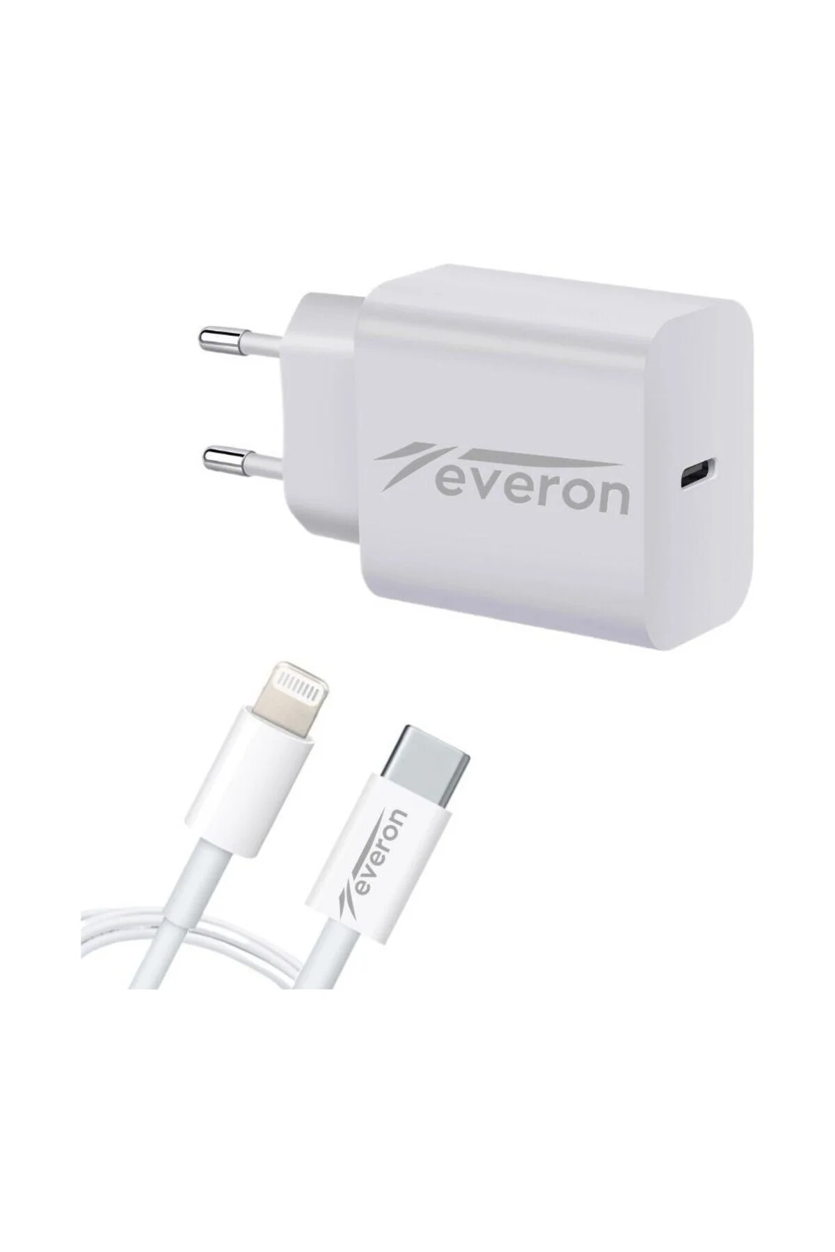 20w Type To Lightning Şarj Aleti Evr-013-ı