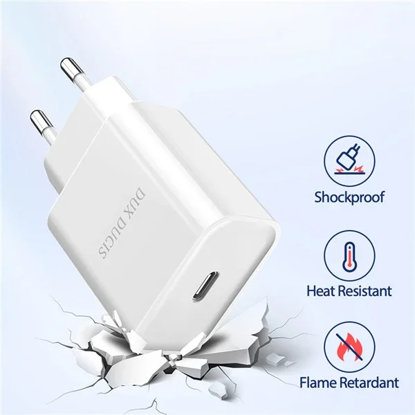 20W USB-C Hızlı Şarj Cihazı - iPhone Samsung Uyumlu PD Adaptör