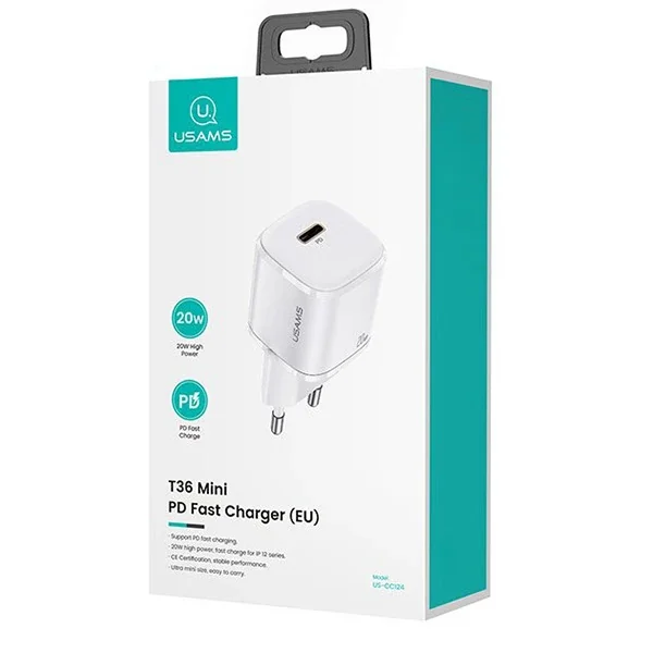 20W USB-C Hızlı Şarj Aleti PD 3.0 Mini GaN Adaptör – iPhone 14 13 Pro Samsung