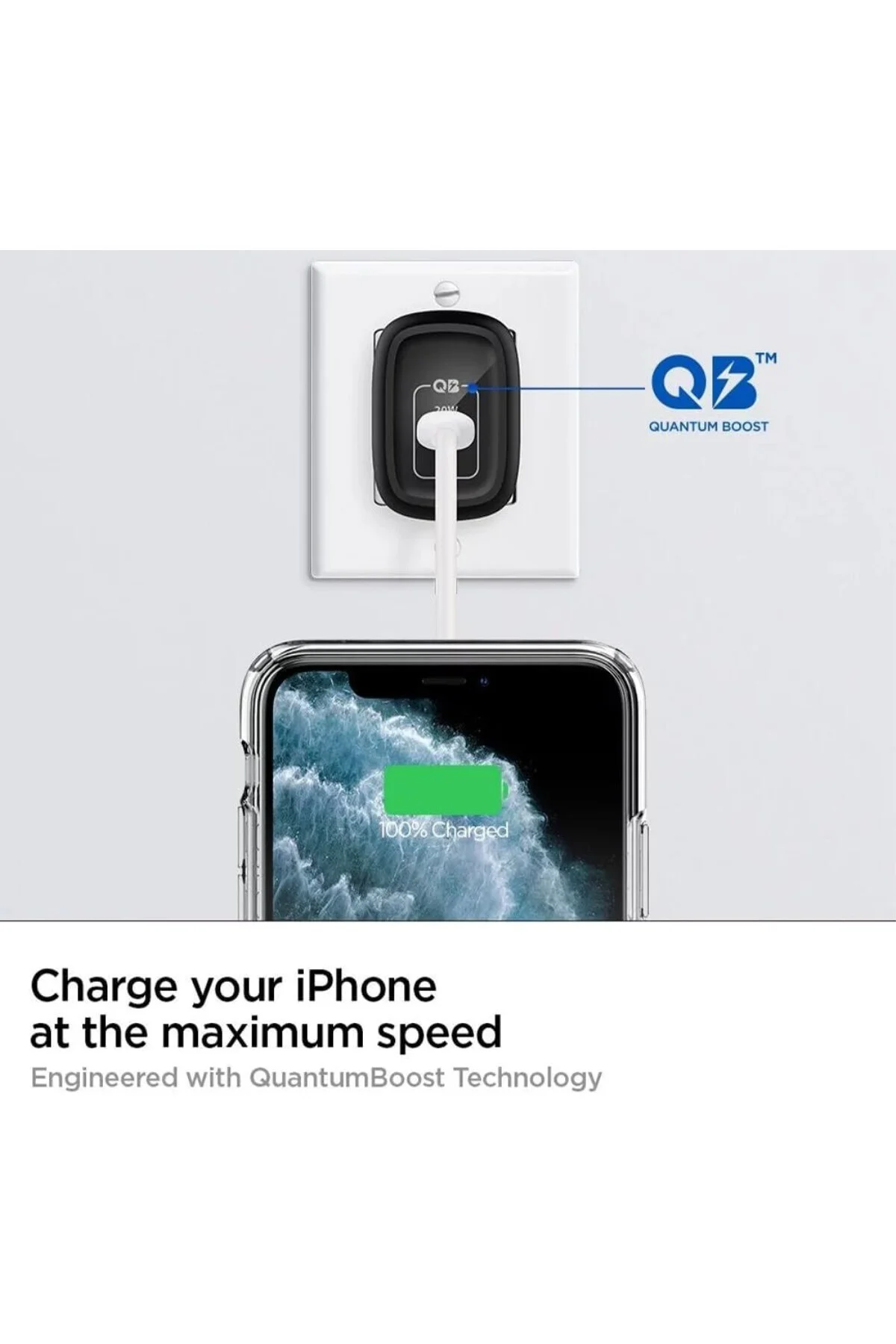20W USB-C Mini Hızlı Şarj Aleti/Şarj Isısını Düşürür GaN Destekli Akım Korumal