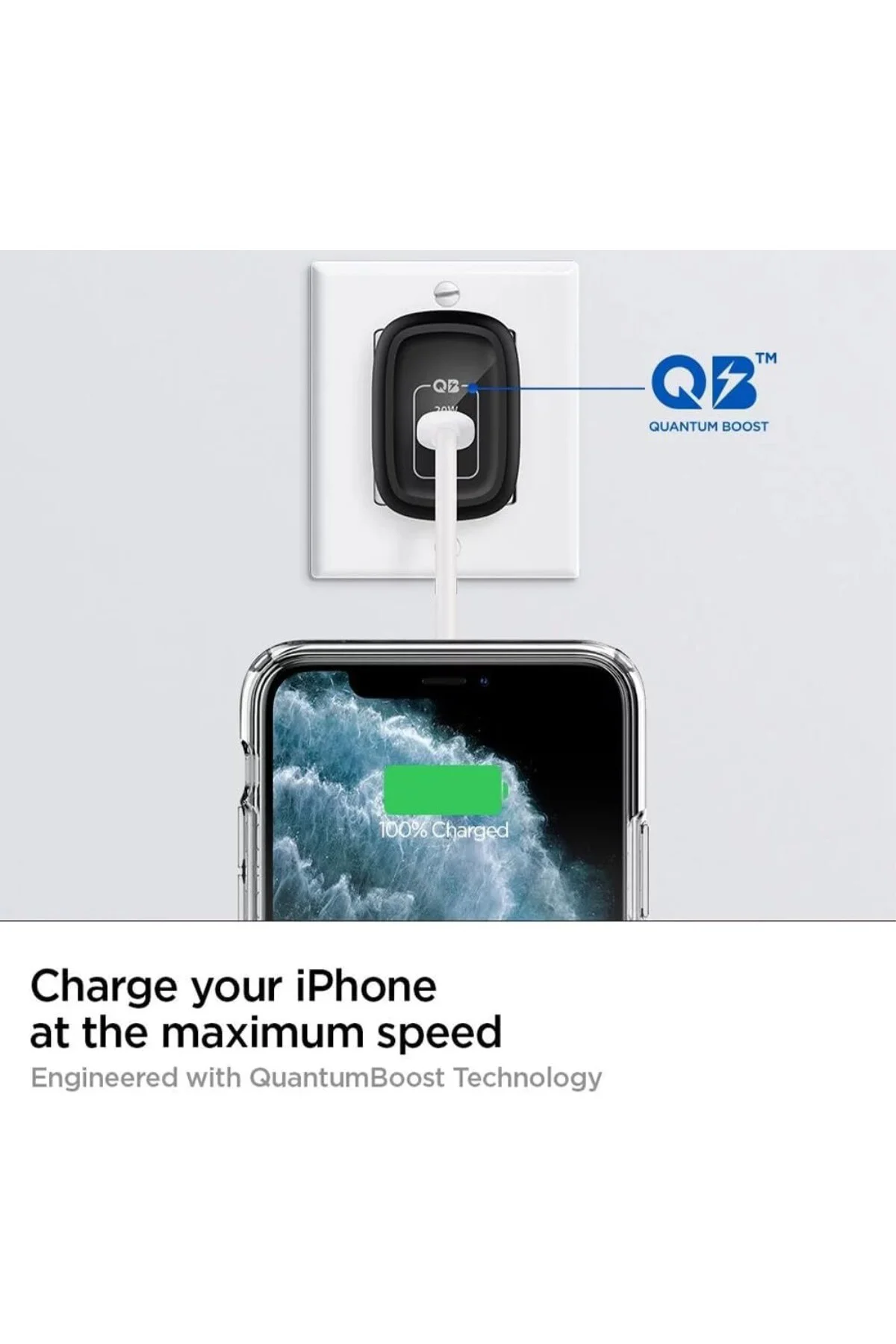 20W USB-C Mini Hızlı Şarj Aleti/Şarj Isısını Düşürür GaN Destekli Akım Korumal
