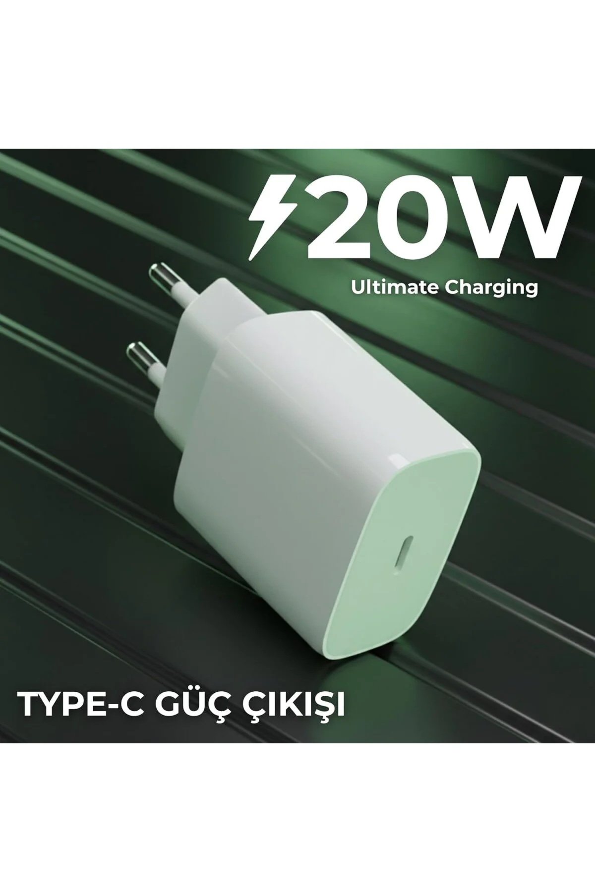 20W USB-C to Lightning PD Hızlı Şarj Seti | 1 Metre iPhone Şarj K