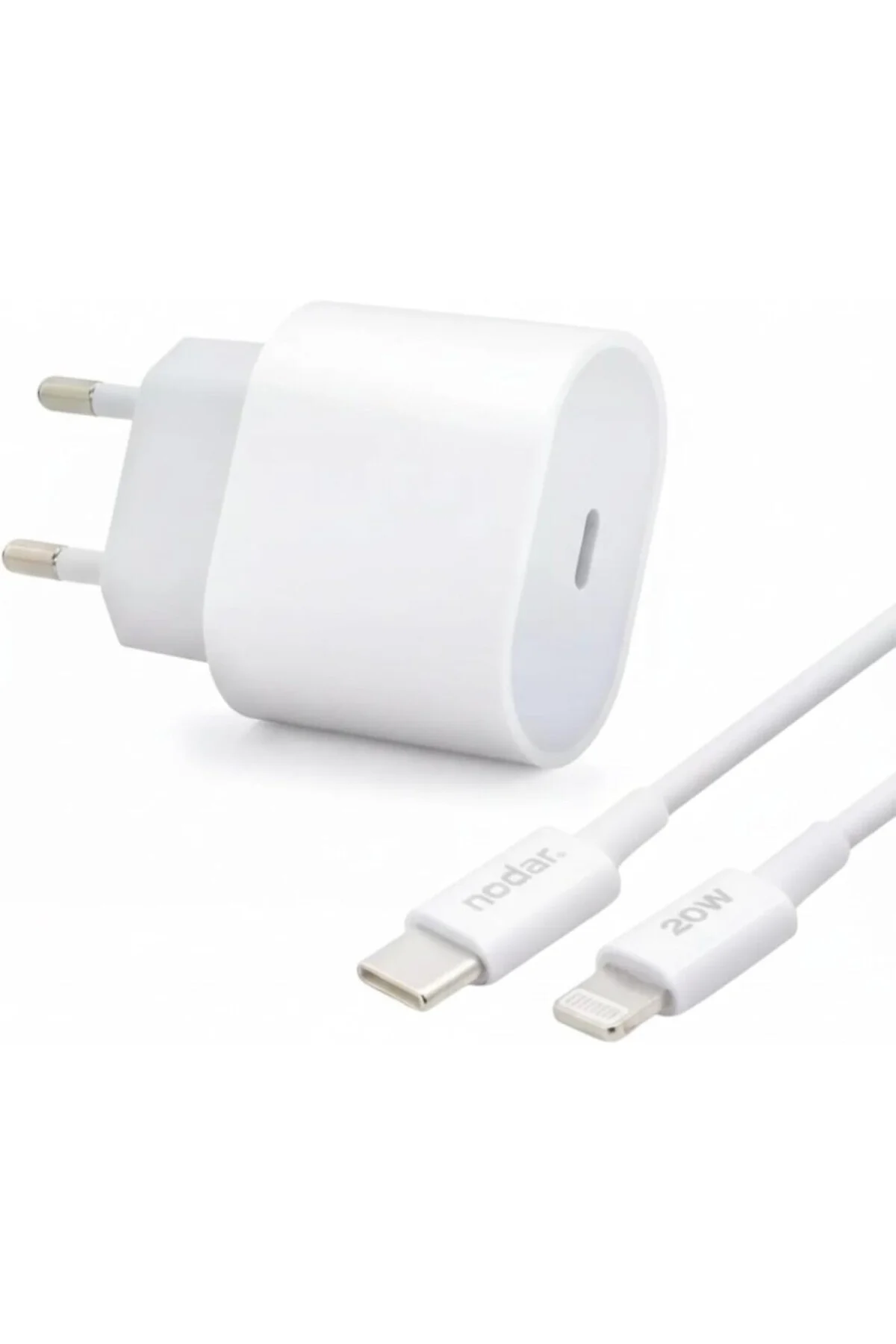 20W USB-C to Lightning PD Hızlı Şarj Seti | 1 Metre iPhone Şarj Kablosu Dahil | Dinami