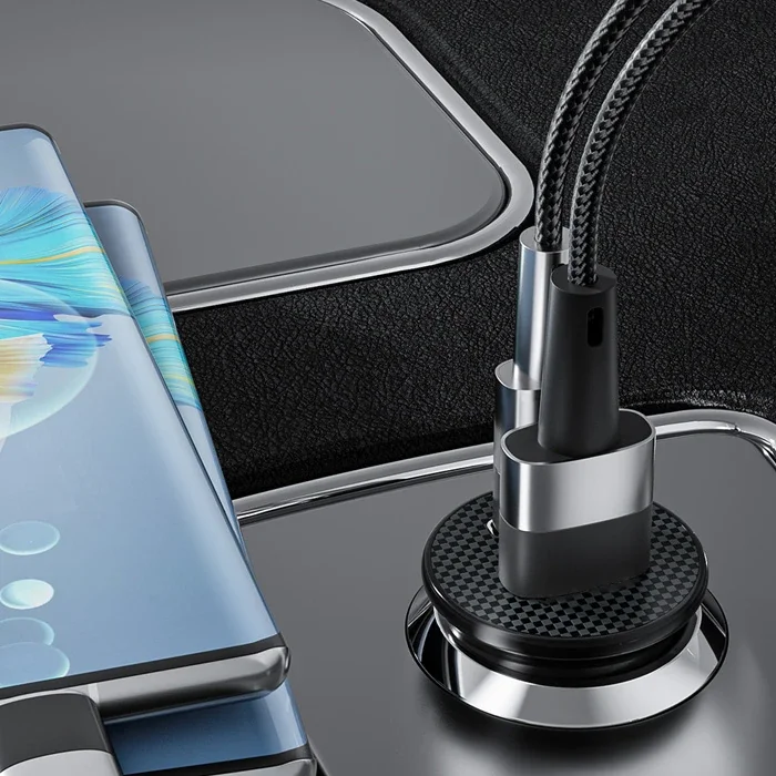 20W USB Type-C Araç Şarjı - Hızlı Çift Portlu Çakmaklık Adaptörü