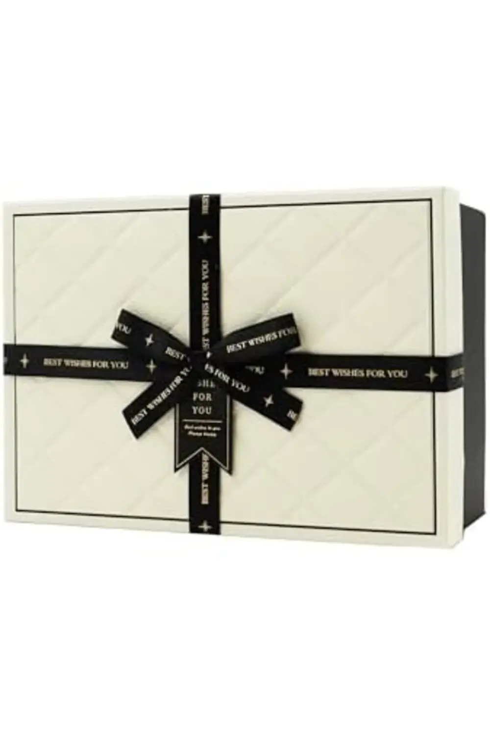 20x14 Wishes Temalı Krem Renk Premium Hediye Kutusu – M2 1178227