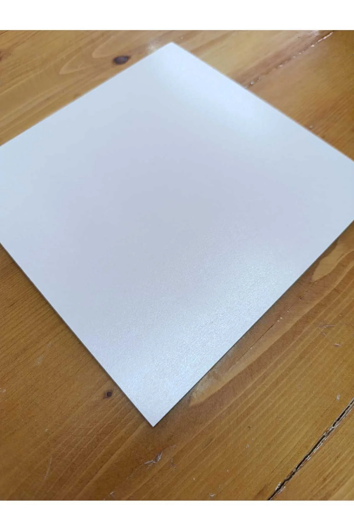 20x20 Cm Beyaz Pasta Altlığı ve Çok Amaçlı Dekoratif MDF Panel - 
