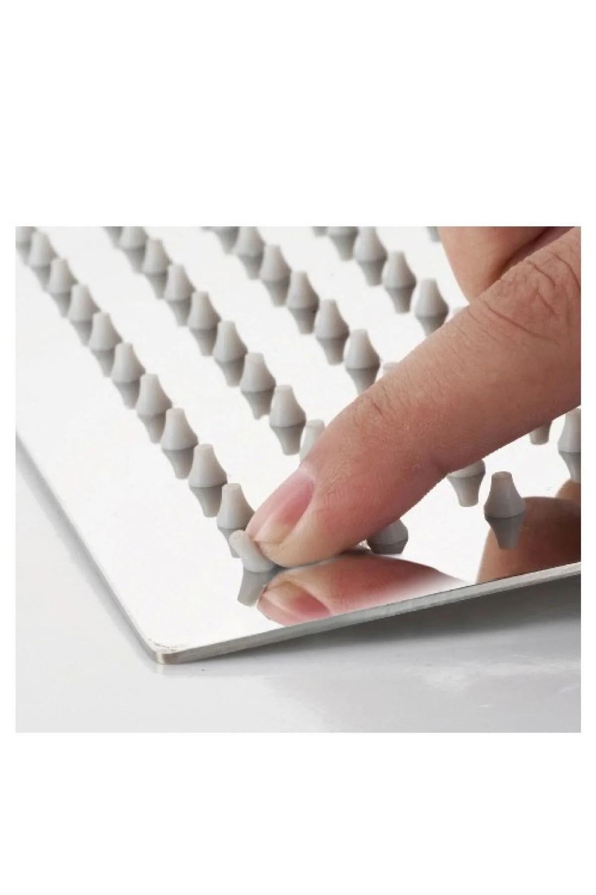 20x20 Cm Paslanmaz Kare Ultra Ince Tepe Duş Başlığı Inox 20x20 Cm Paslanmaz Kare Ultra Ince Tepe Duş Başlığı Inox - Görsel 4