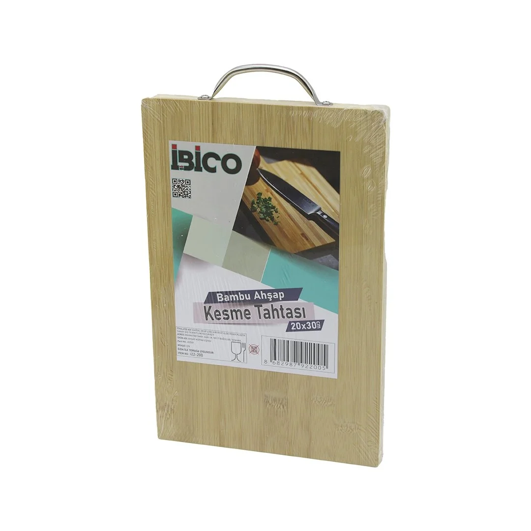 20x30 X 1.7cm Lux Ahşap Bambu Kesim Panosu - Kesme Tahtası Metal Kulplu Bx40 Fiyatı, Yorumları ve Özellikleri