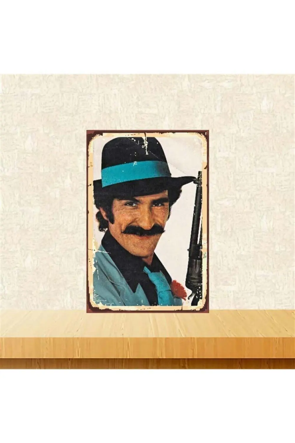 20x30cm Retro Ahşap Poster Tkfx3784