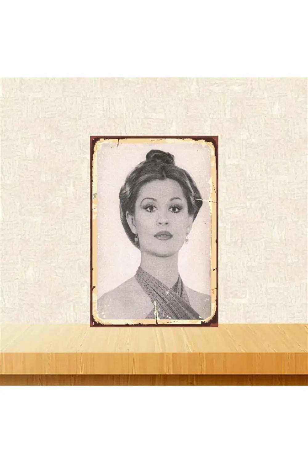 20x30cm Retro Ahşap Poster Tkfx3843
