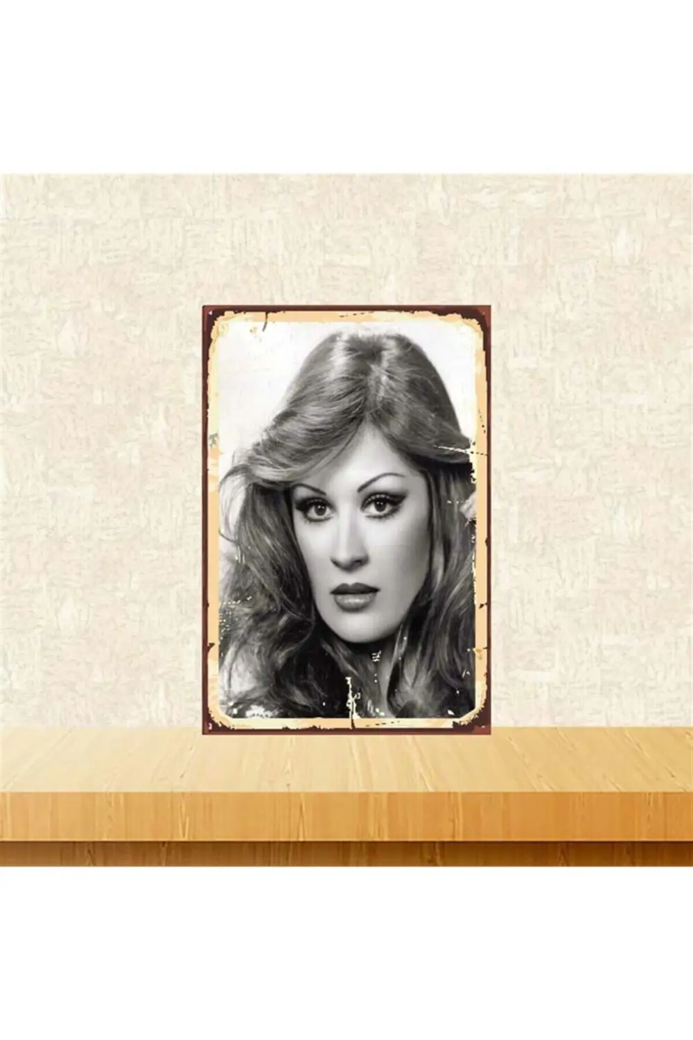 20x30cm Retro Ahşap Poster