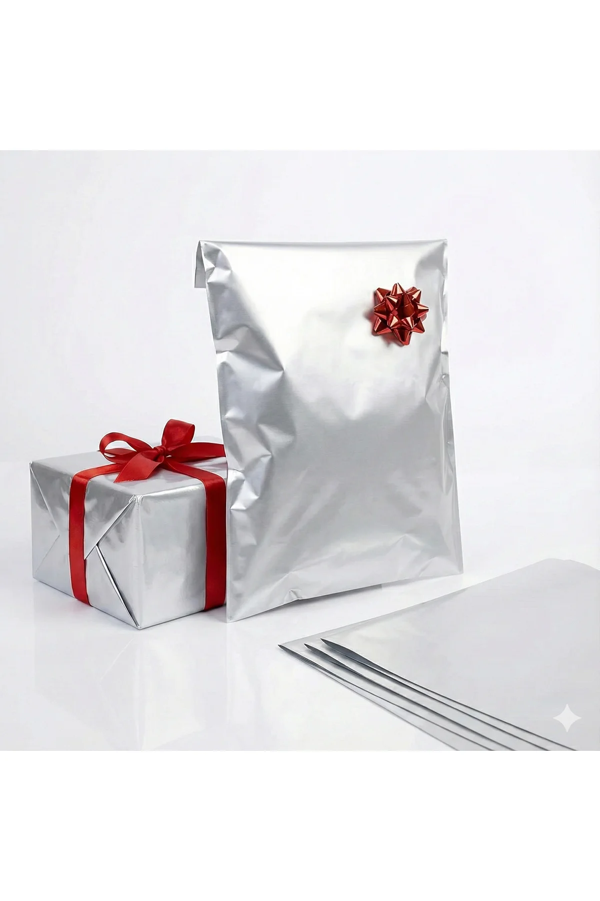 20x35 Cm GÜMÜŞ 10 Adet Yapışkanlı Metalize Hediye Poşeti ,hedye Ambalaj Paketi 20x35 Cm GÜMÜŞ 10 Adet Yapışkanlı Metalize Hediye Poşeti ,hedye Ambalaj Paketi