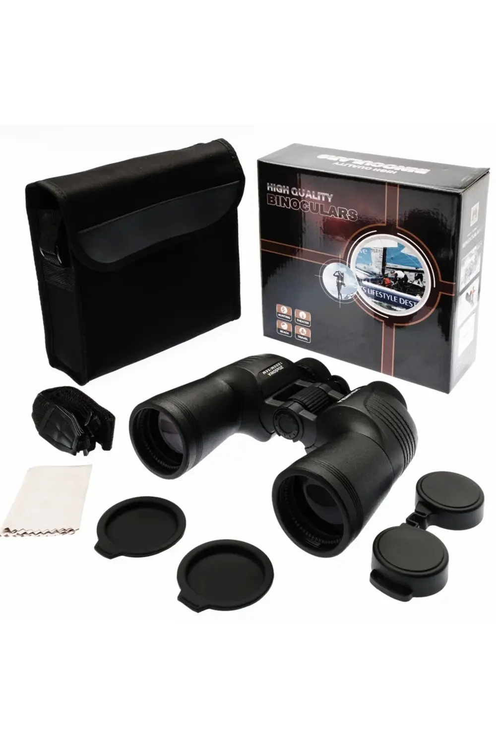 20X50 Wa Su Geçirmez Dürbün Geniş Ön Mercek 1000M/56M