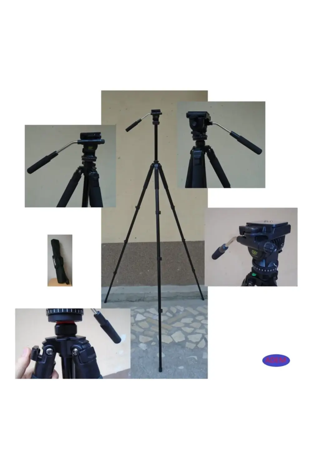 2,10 Cm Profesyonel Tripod, Kamera Ayağı