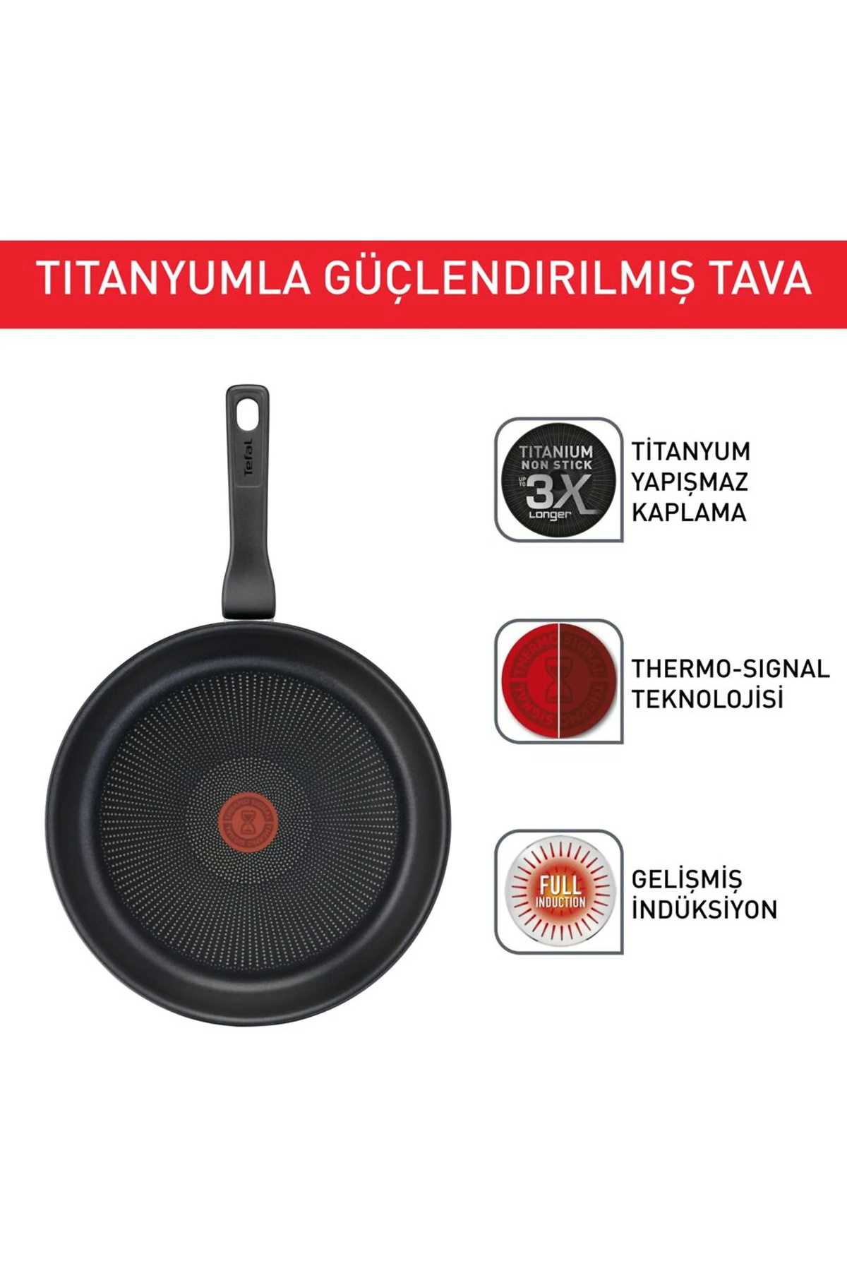 2100134005 Tit 3x Titanium Force Tava 24cm