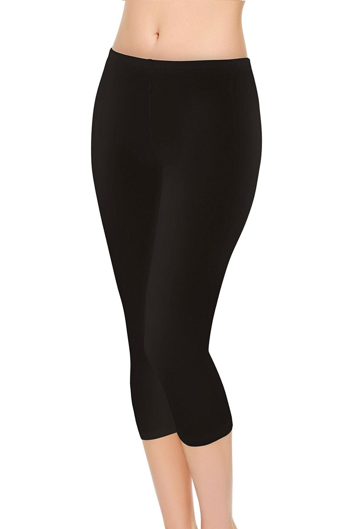 Tutku Elit 2102 Modal Elastan Kapri Tayt Tekli