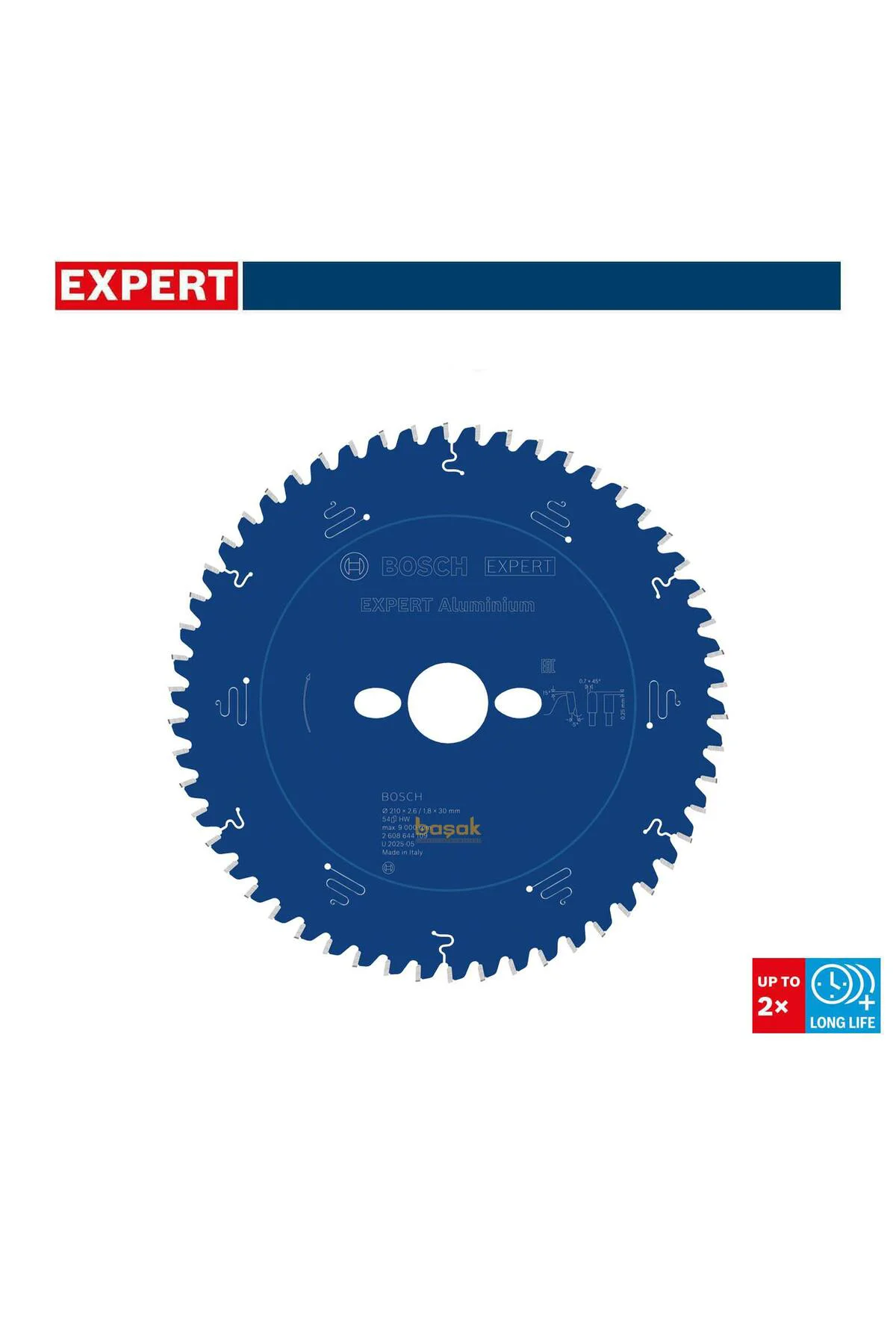 210*30 mm 54 Diş Alüminyum Testere Bıçağı Expert 2608644109