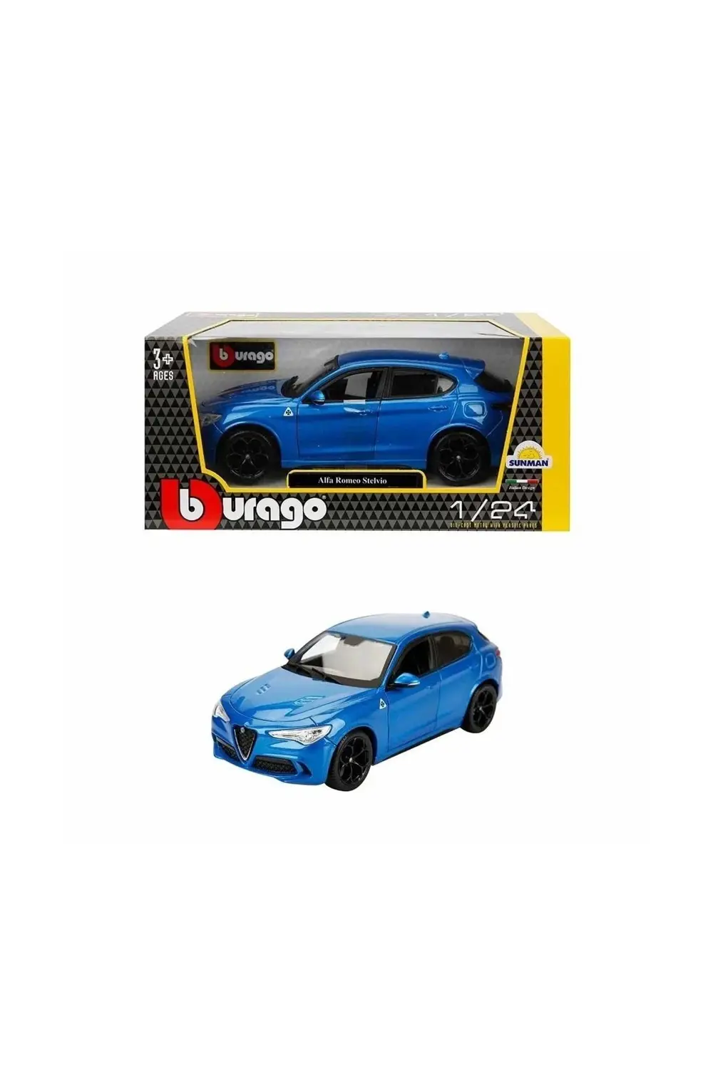 21086 1:24 Alfa Romeo Stelvio Model Araba -Sunman