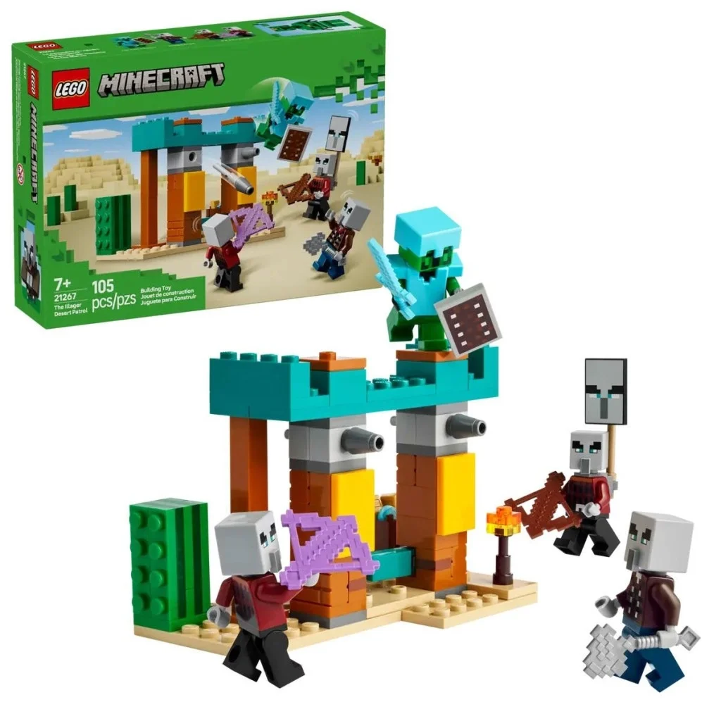 21267   Minecraft The Illager Çöl Devriyesi 105 parça +7 yaş Fiyatı, Yorumları ve Özellikleri