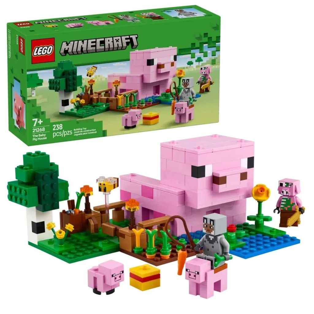 21268   Minecraft Baby Pig Evi 238 parça +7 yaş Fiyatı, Yorumları ve Özellikleri