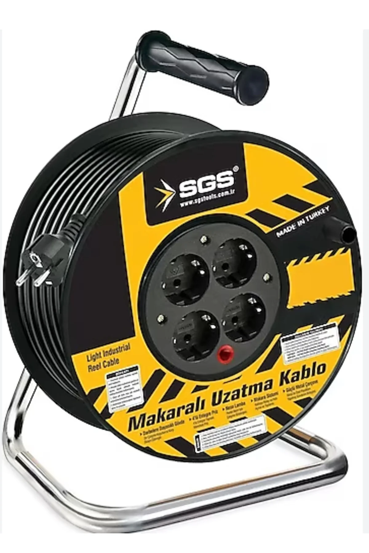 2131 Profosyonel Makaralı Uzatma Kablosu 3x1,5 35mt