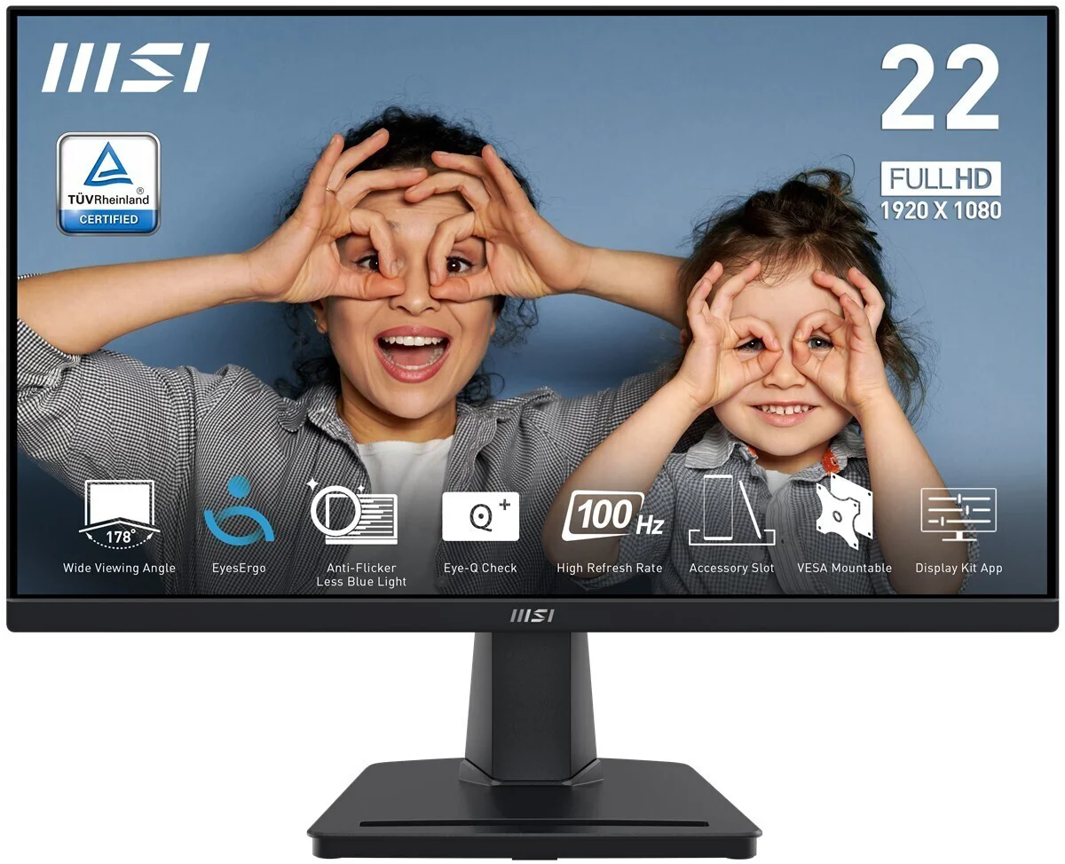 21.45" PRO MP225V 1920x1080 (FHD) 16:9 FLAT VA 100HZ 1MS ADAPTIVE-SYNC MONITOR Fiyatı, Yorumları ve Özellikleri