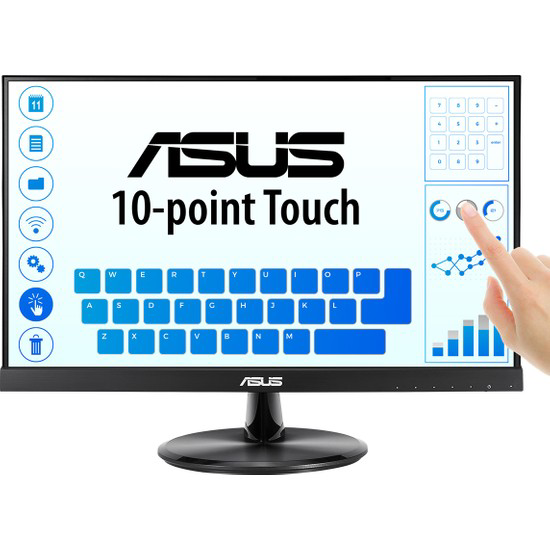 Asus 21.5" 90Lm0490-B01170 Vt229h 5Ms İps Touch Multimedya Vga/Hdmi/Us