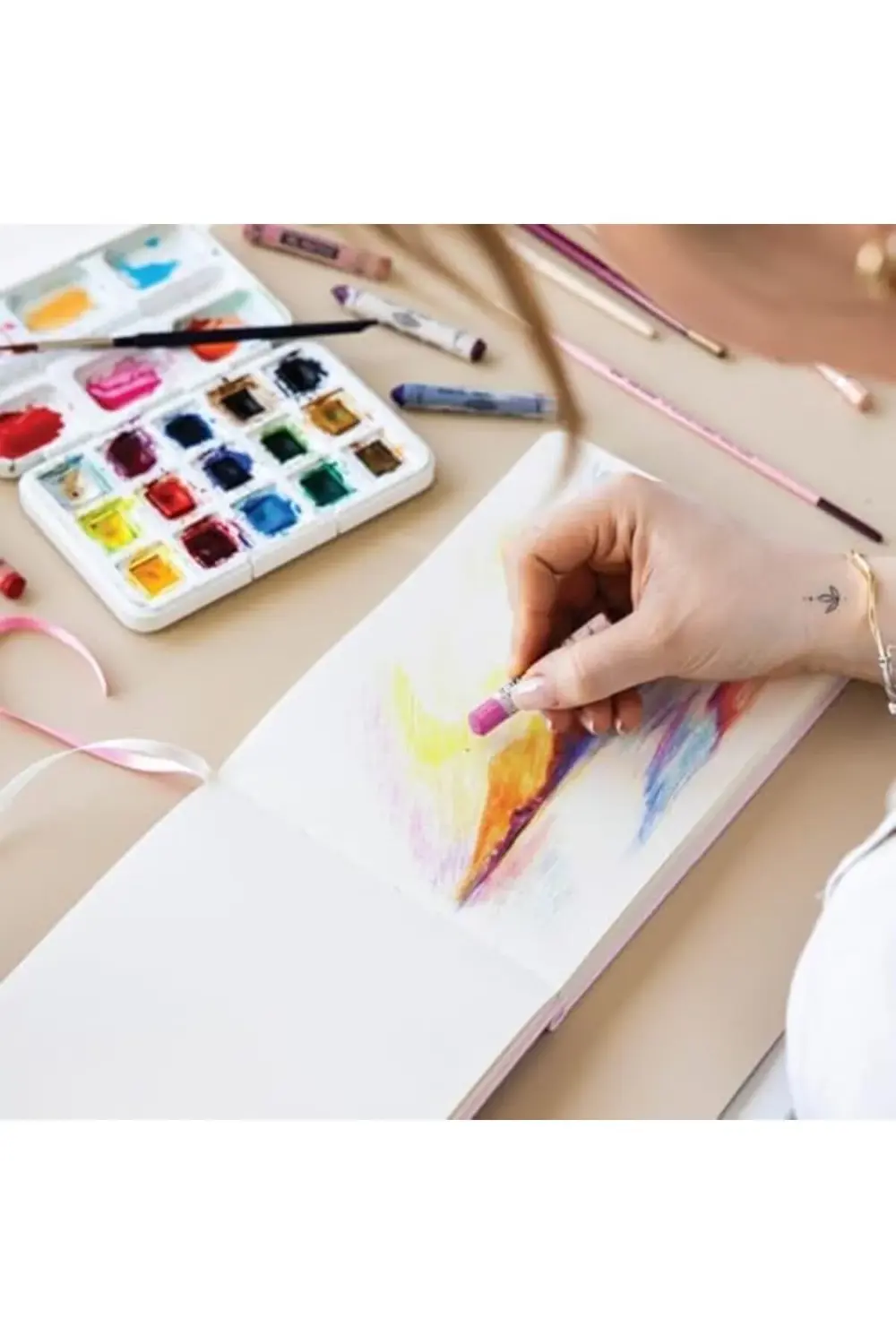 21x15 cm Sert Kapak 80 Yaprak 140 gr. Eskiz Defteri - Book - Pemb