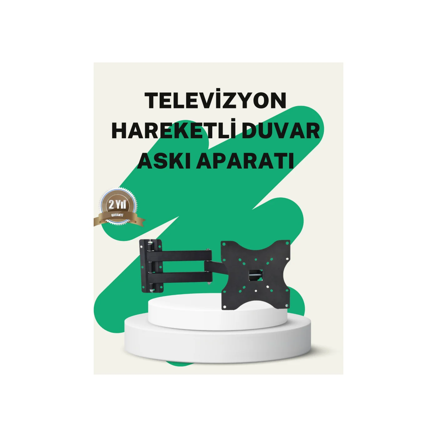 22 49 İnç Tv Uyumlu Hareketli Duvar Askı Aparatı