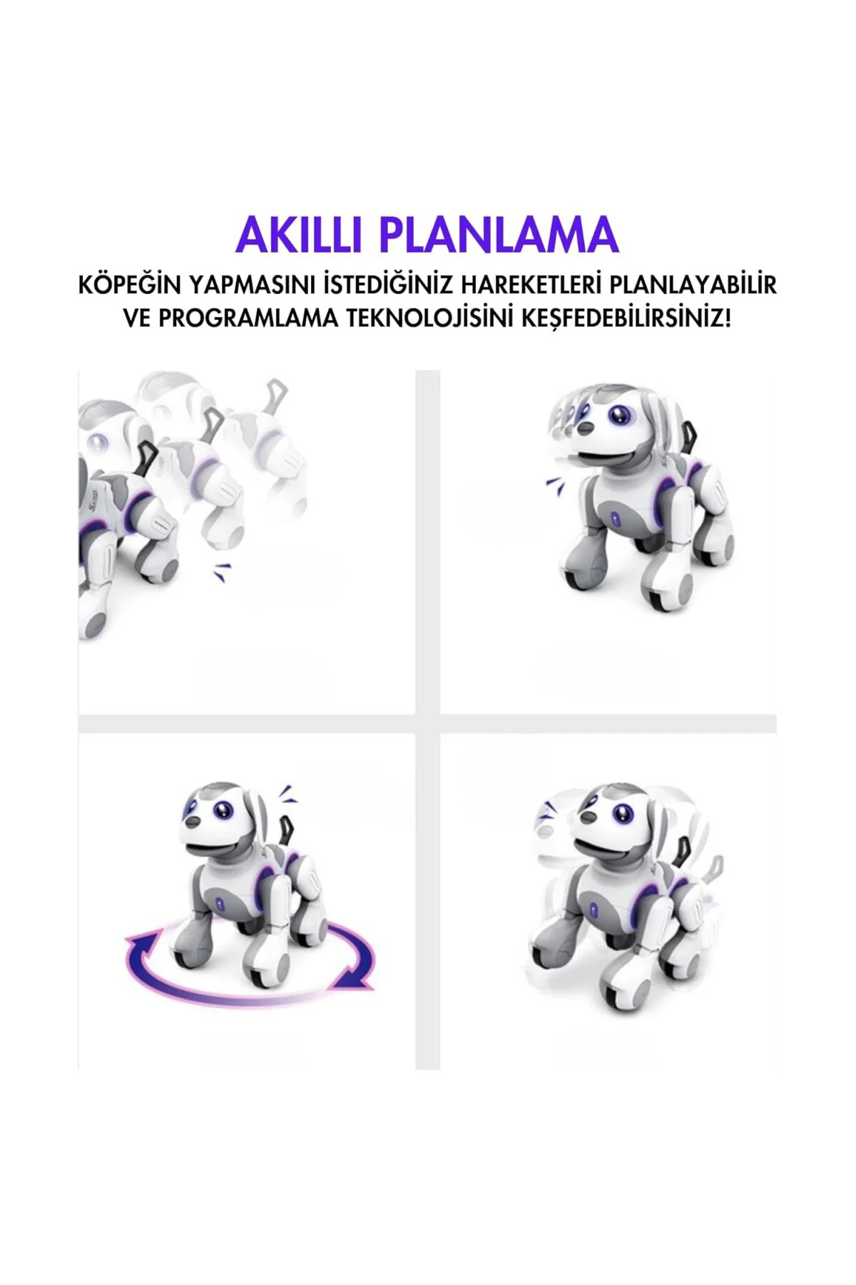 22 Fonksiyonlu Şarjlı Uzaktan Kumandalı Ve El Sensörlü 28 Cm Akıl