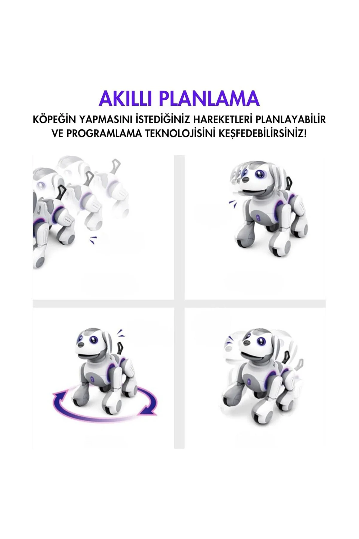 22 Fonksiyonlu Şarjlı Uzaktan Kumandalı Ve El Sensörlü 28 Cm Akıl
