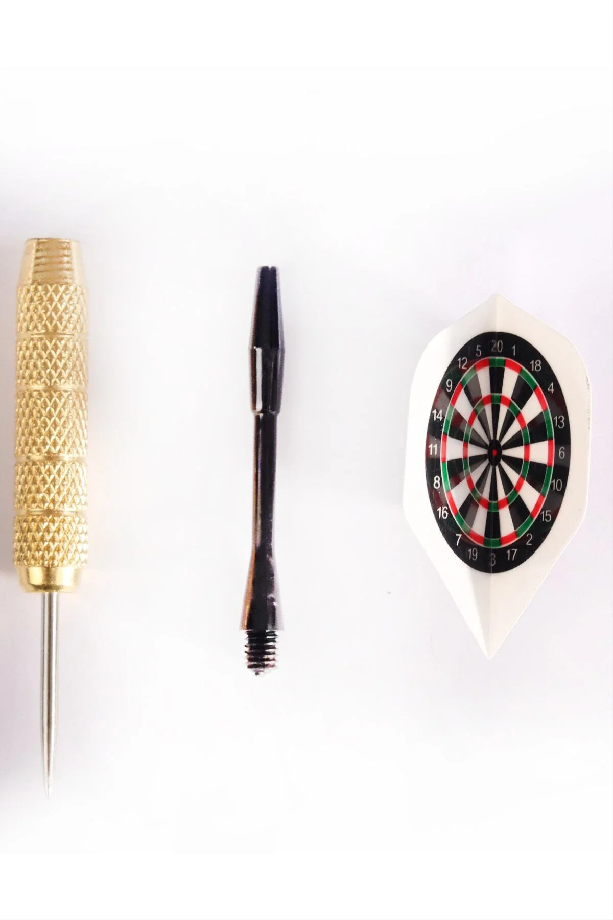 22 Gram Dart Oku (3’lü Set) - Çelik Uç + Pirinç Gövde + Renkli Ka
